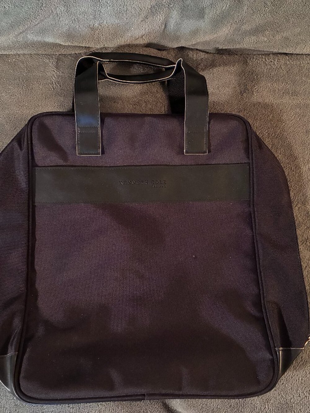 New KENNETH COLE Nylon Laptop / Messenger Bag with Small Case